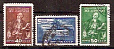 СССР, 1949, №1357-59, Академия Наук, серия из 3-х марок, (.)...-миниатюра